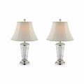 Yhior 26.5 in. Portia Glass Table Lamp, 2PK YH3116593